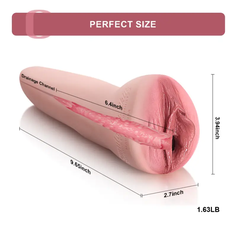 Lovetoyshub   Silicone Pocket Pussy PU08