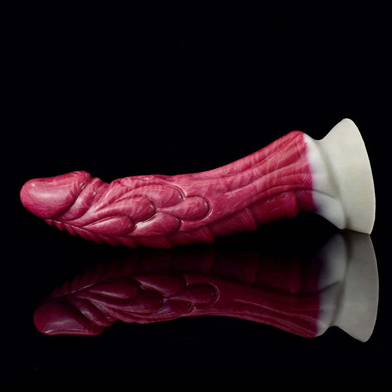 Pointed Silicone Dragon Dildo 8.34 Inch