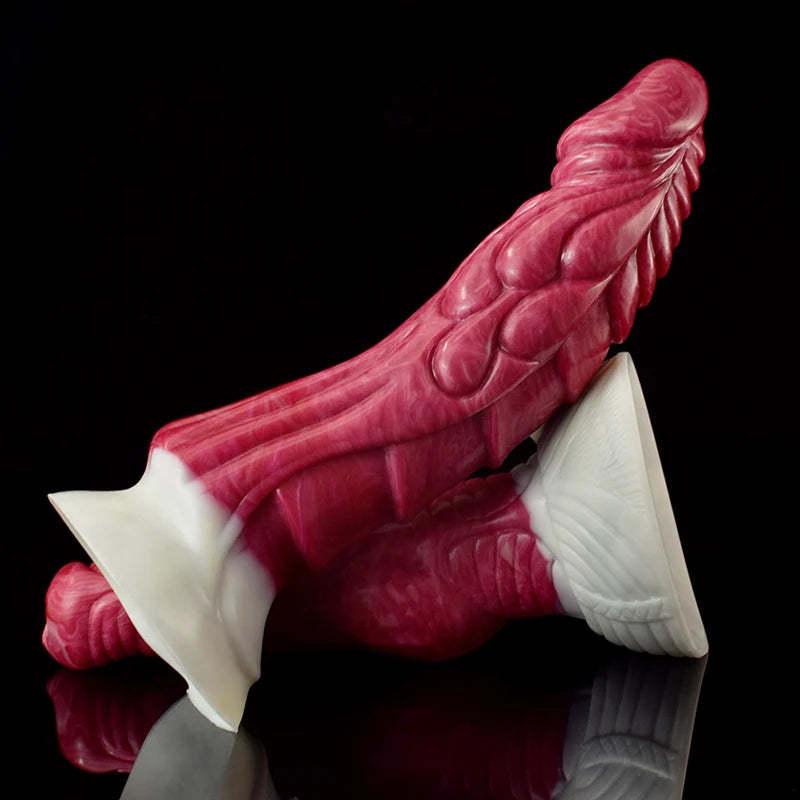 Pointed Silicone Dragon Dildo 8.34 Inch