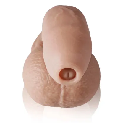 Silicone Flesh Color Soft Realistic Foreskin Dildo 5 Inch