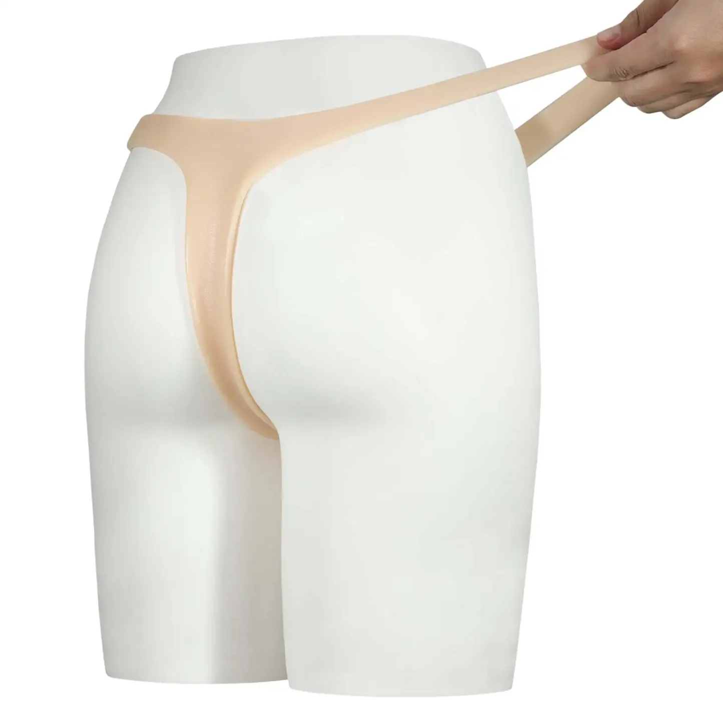 Silicone Wearable Dildo Panties with Suction Cup Dildo (Dildo Not Included)