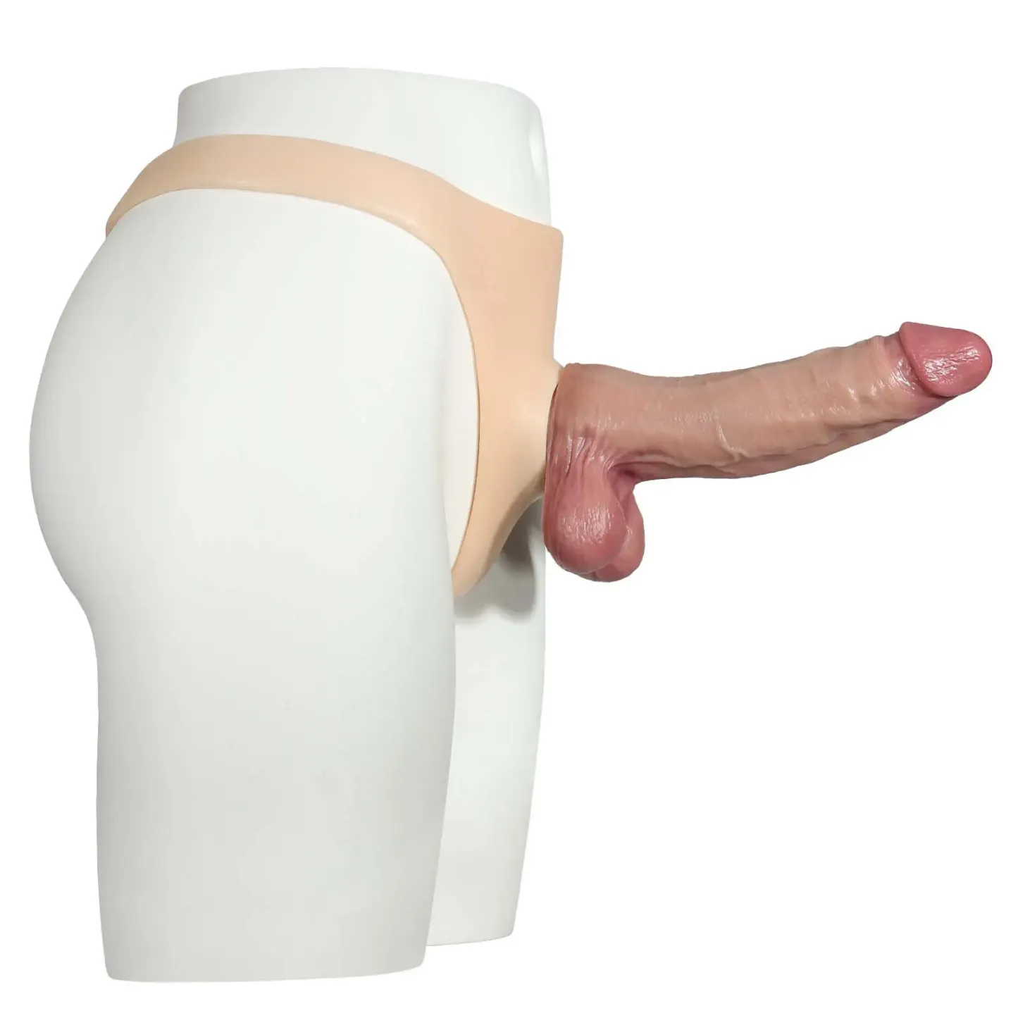Silicone Wearable Dildo Panties with Suction Cup Dildo (Dildo Not Included)