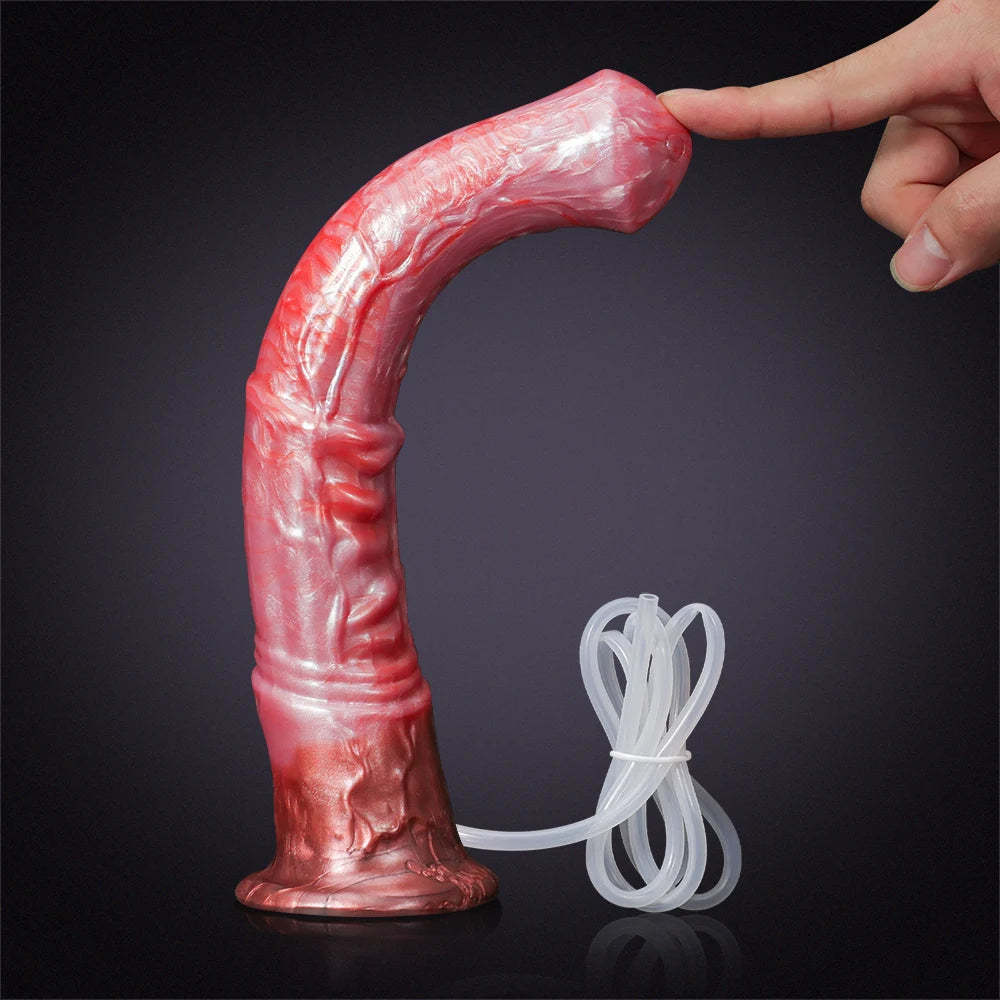 Silicone Horse Ejaculating Dildo 11.61 Inch