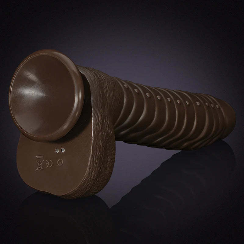 Silicone Vibration Heating Thrusting Dildo 8.7 Inch