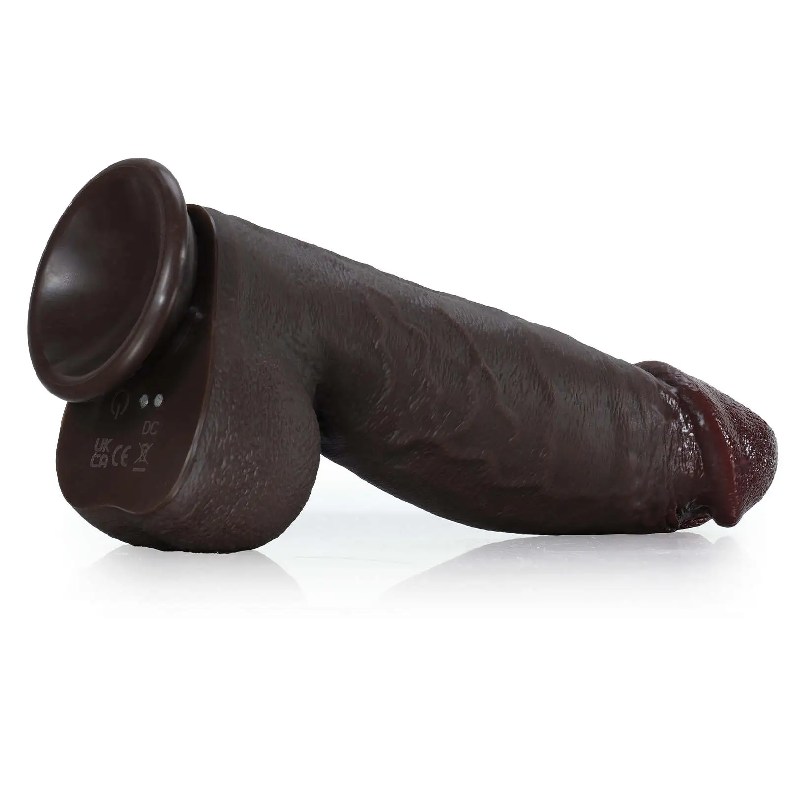 Thrusting Black Dildo 3 Thrusts & 9 Vibrations 8.6 Inch
