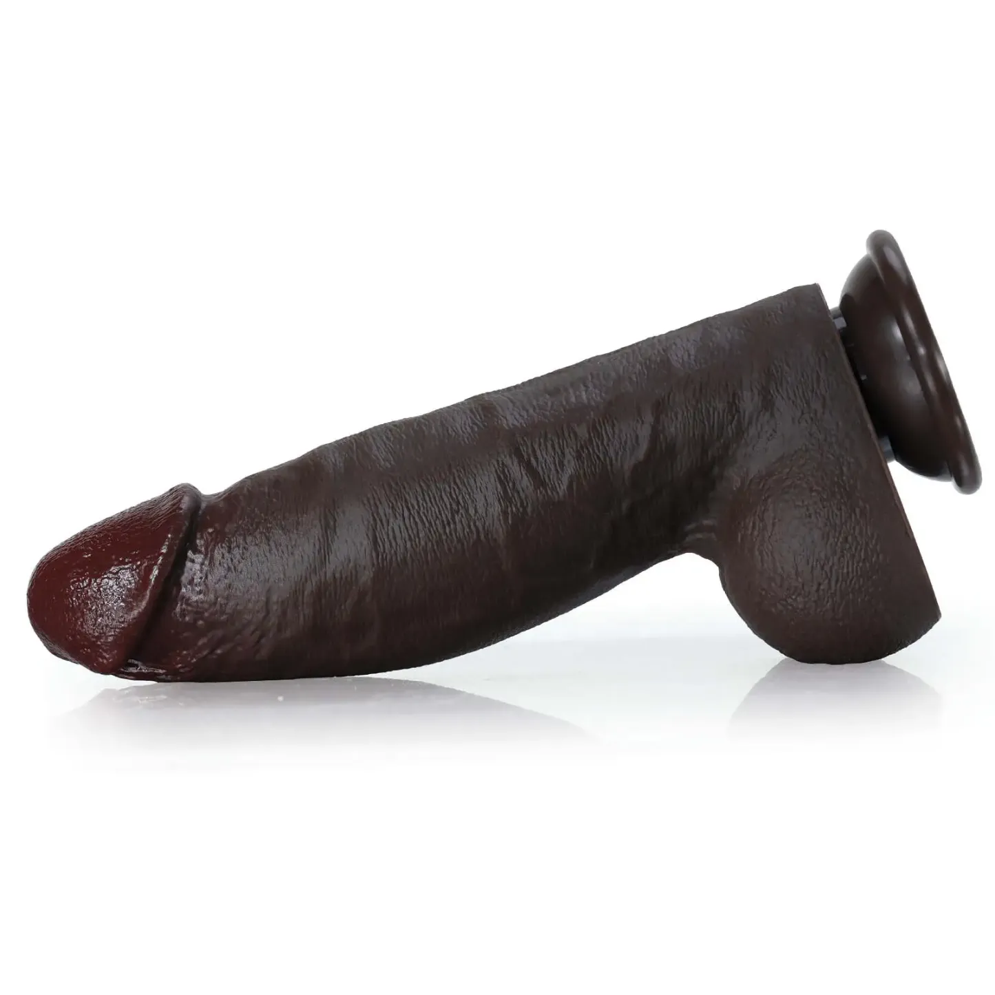 Thrusting Black Dildo 3 Thrusts & 9 Vibrations 8.6 Inch