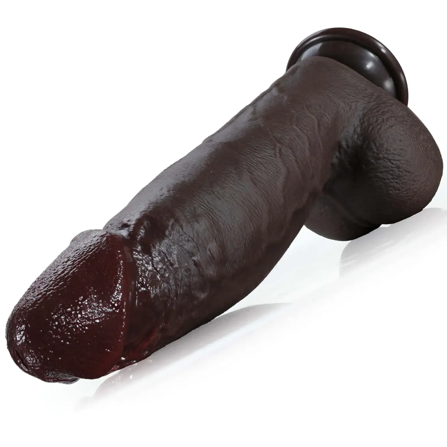 Thrusting Black Dildo 3 Thrusts & 9 Vibrations 8.6 Inch