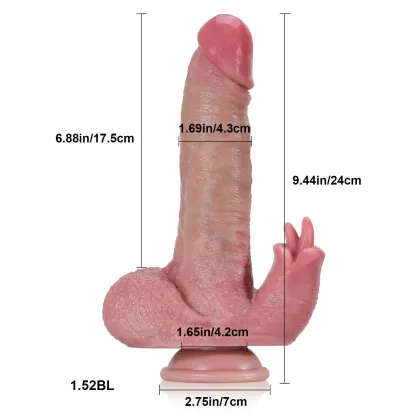 Thrusting Rabbit Dildo-VD38