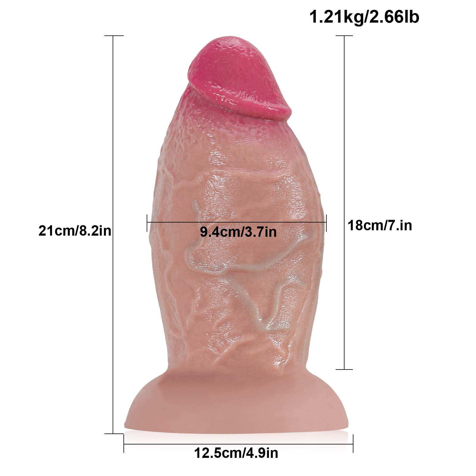 Ultra Chubby Thick Dildo 8.2Inch