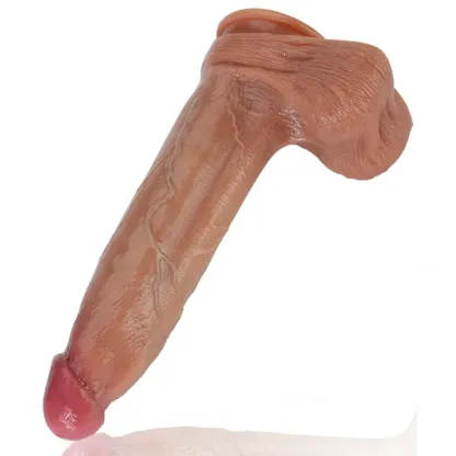 Ultra Lifelike Liquid Silicone Giant Dildo 13.38 Inch