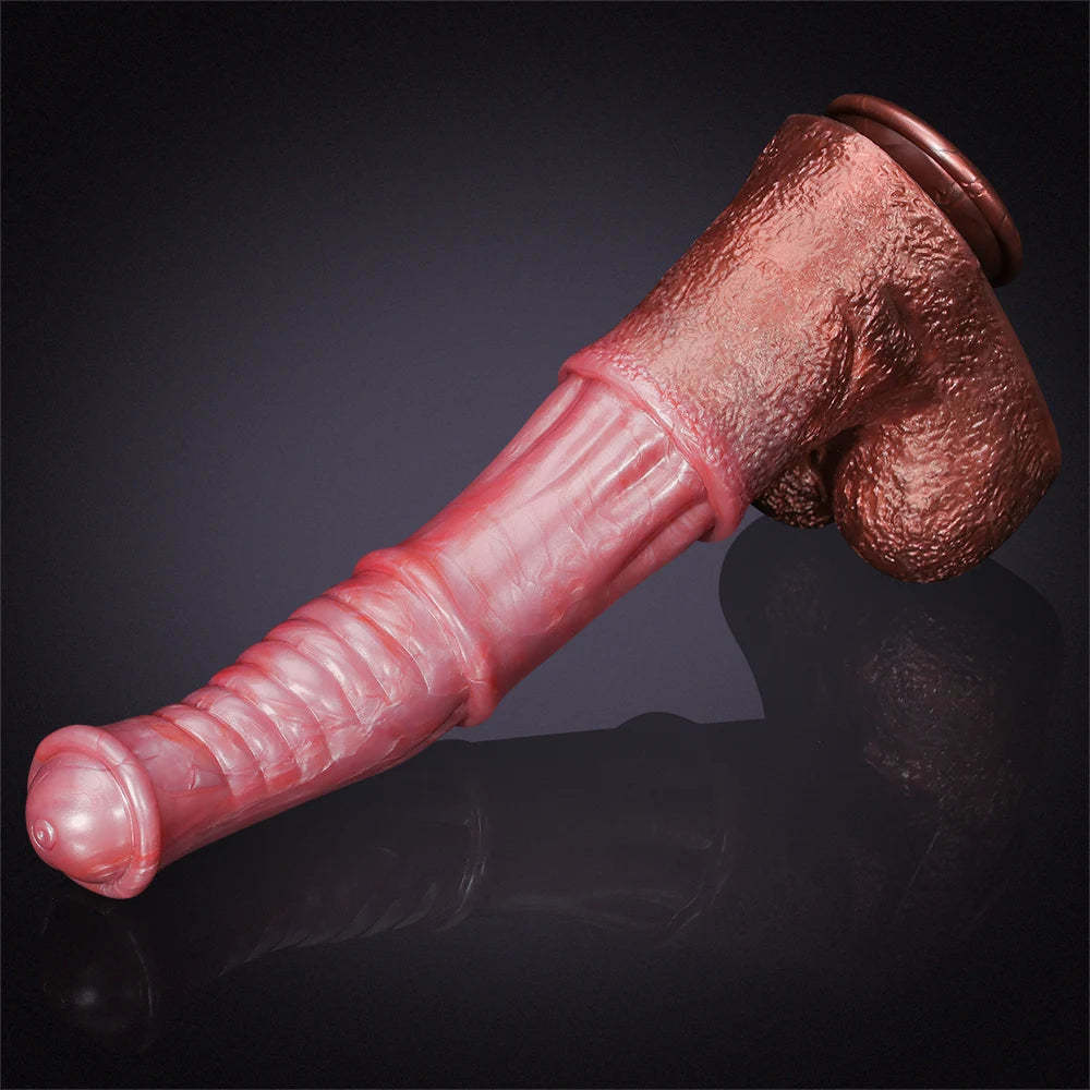 Ultra Long Silicone Horse Dildo 13.77 Inch