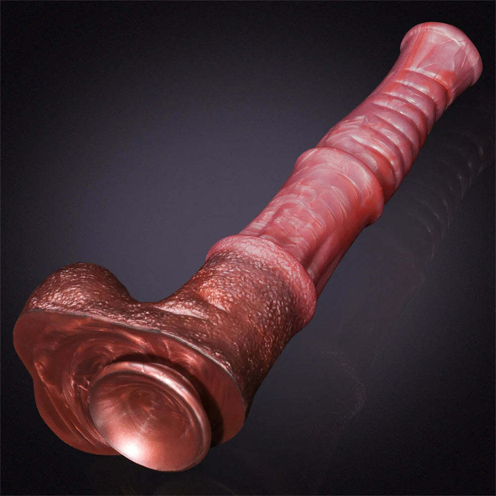 Ultra Long Silicone Horse Dildo 13.77 Inch