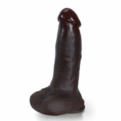 Black High Frequency Thrusting Dildo 9.4 Inch