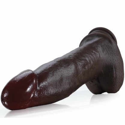 Black High Frequency Thrusting Dildo 9.4 Inch