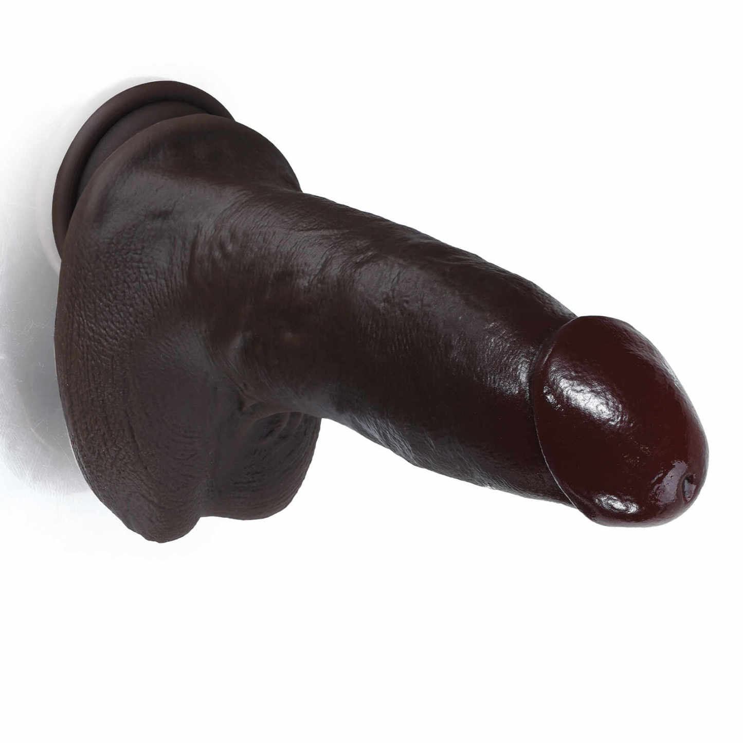 Black High Frequency Thrusting Dildo 9.4 Inch