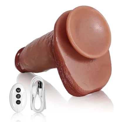 Large Thick Realistic Vibrating Dildo-VD32