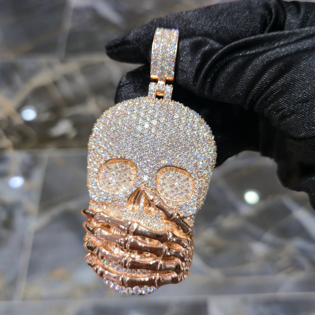 Skull Pendant Hip Hop Jewelry