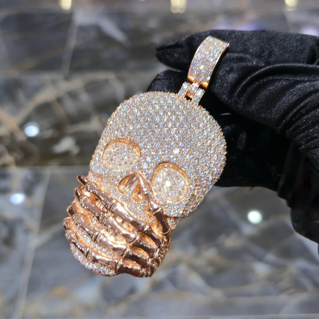 Skull Pendant Hip Hop Jewelry