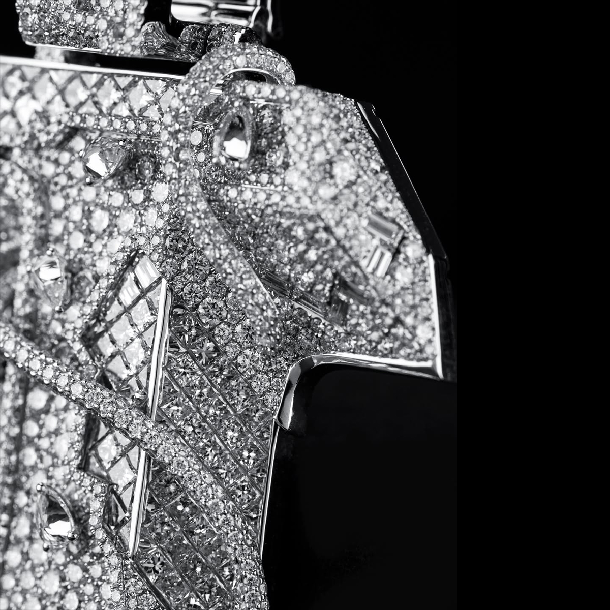 Letter J Pendant Hip Hop Jewelry