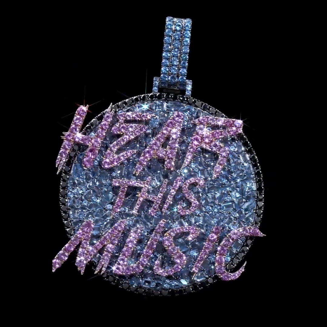 HEAR THIS MUSIC Disc Pendant