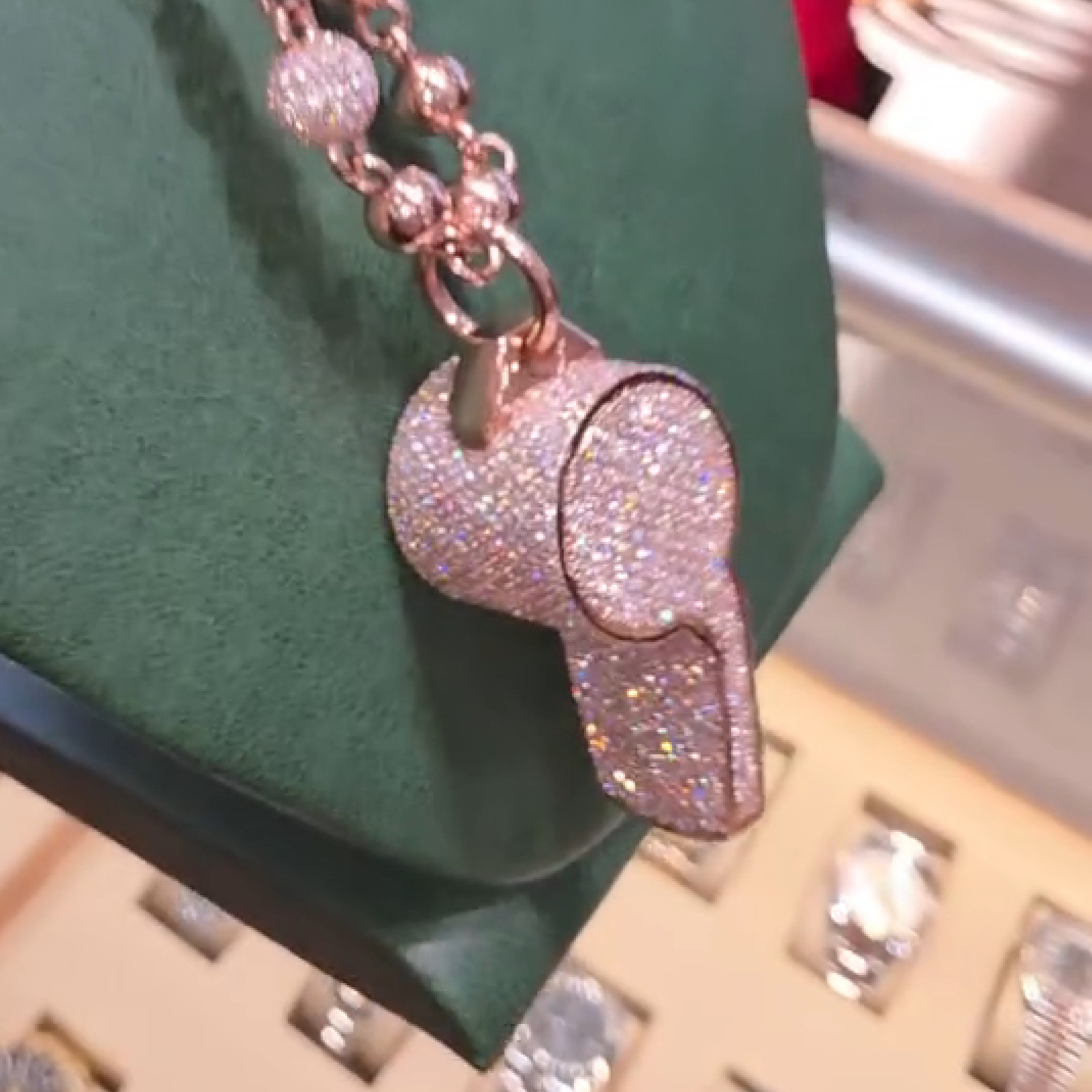 Iced Whistle Diamond Pendant