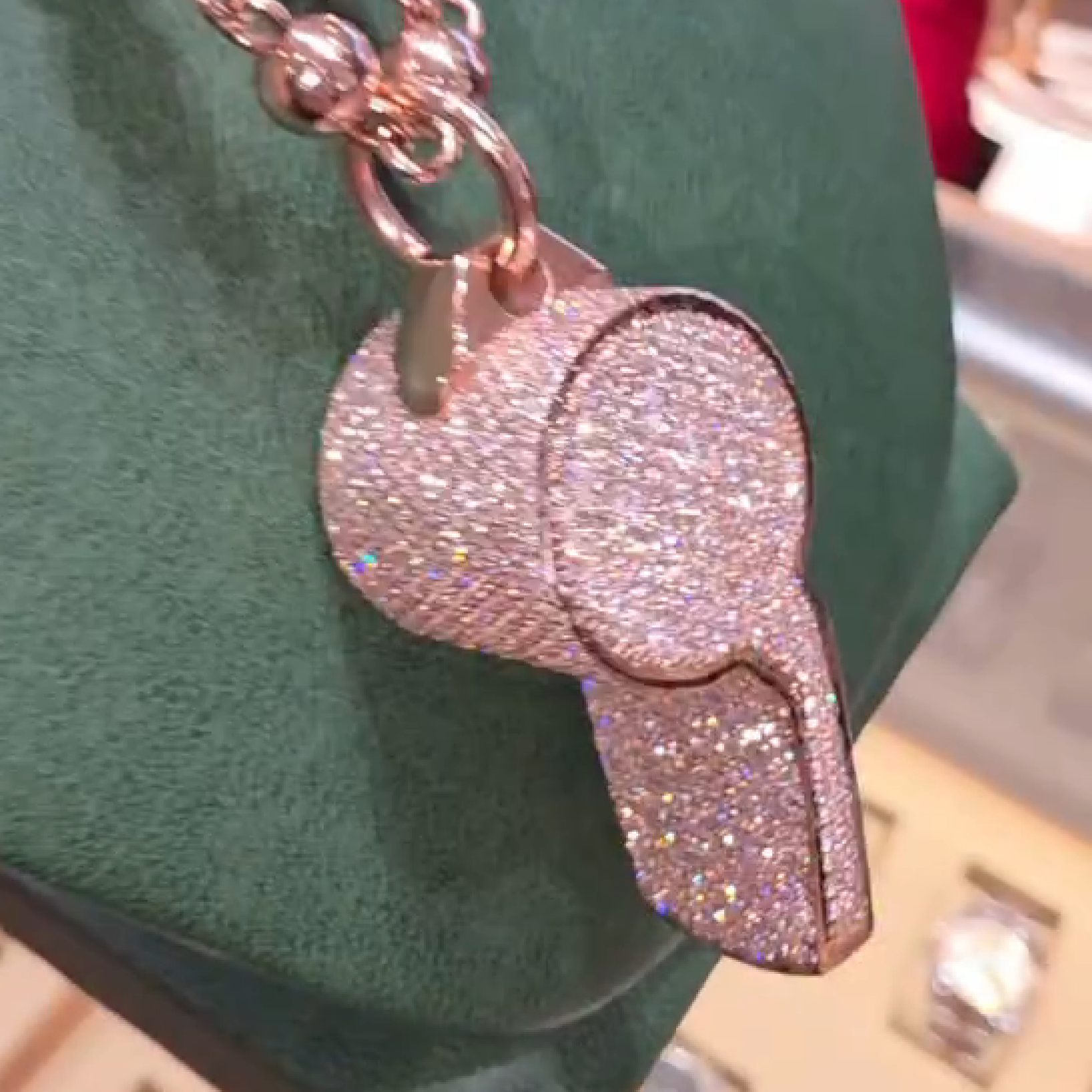 Iced Whistle Diamond Pendant