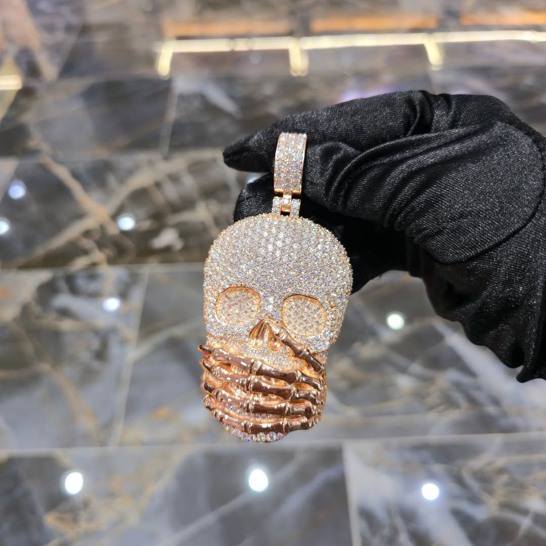 Skull Pendant Hip Hop Jewelry