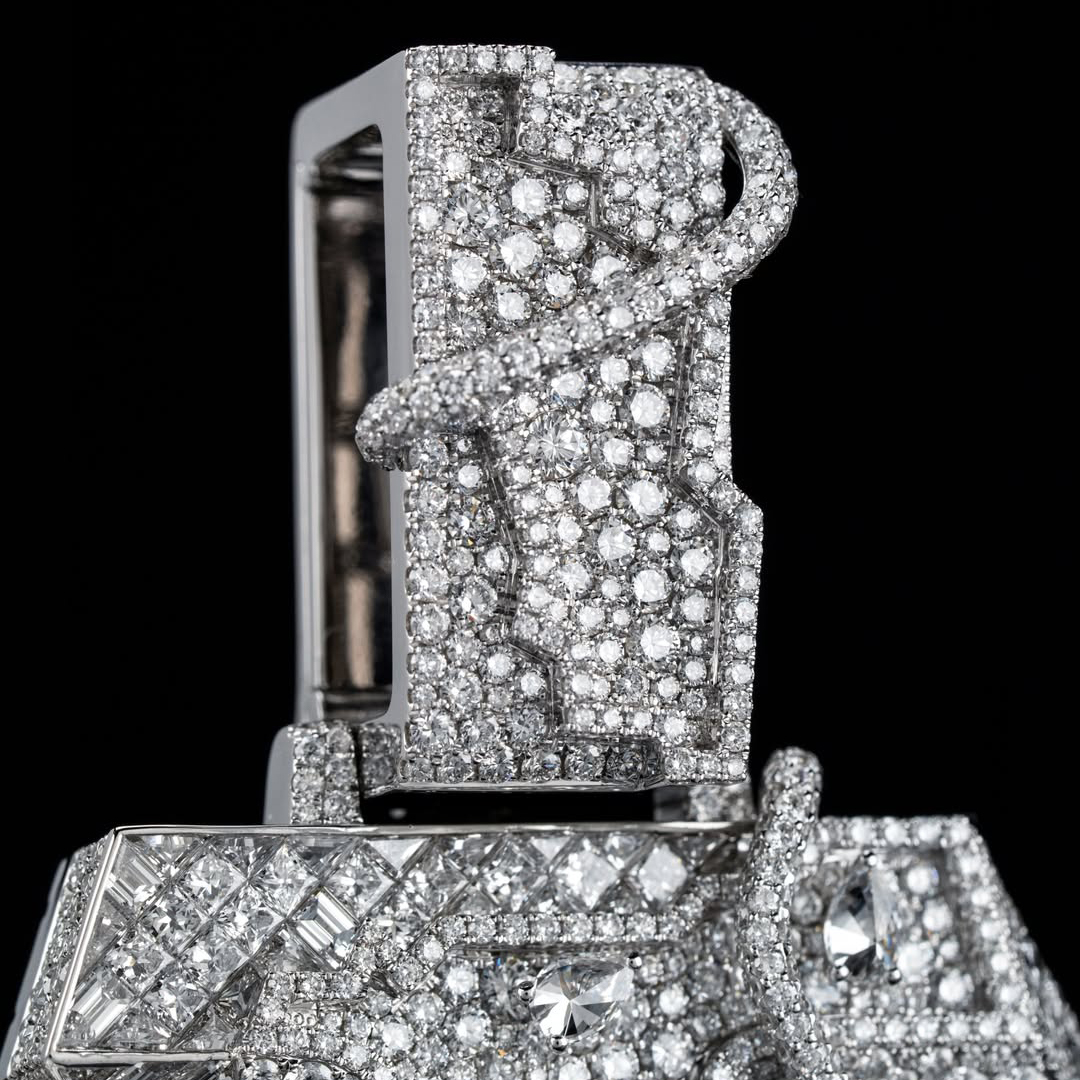 Letter J Pendant Hip Hop Jewelry