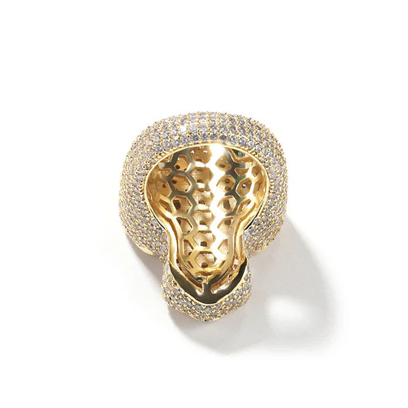 Baguette Flower Bud Moissanite Cross Ring