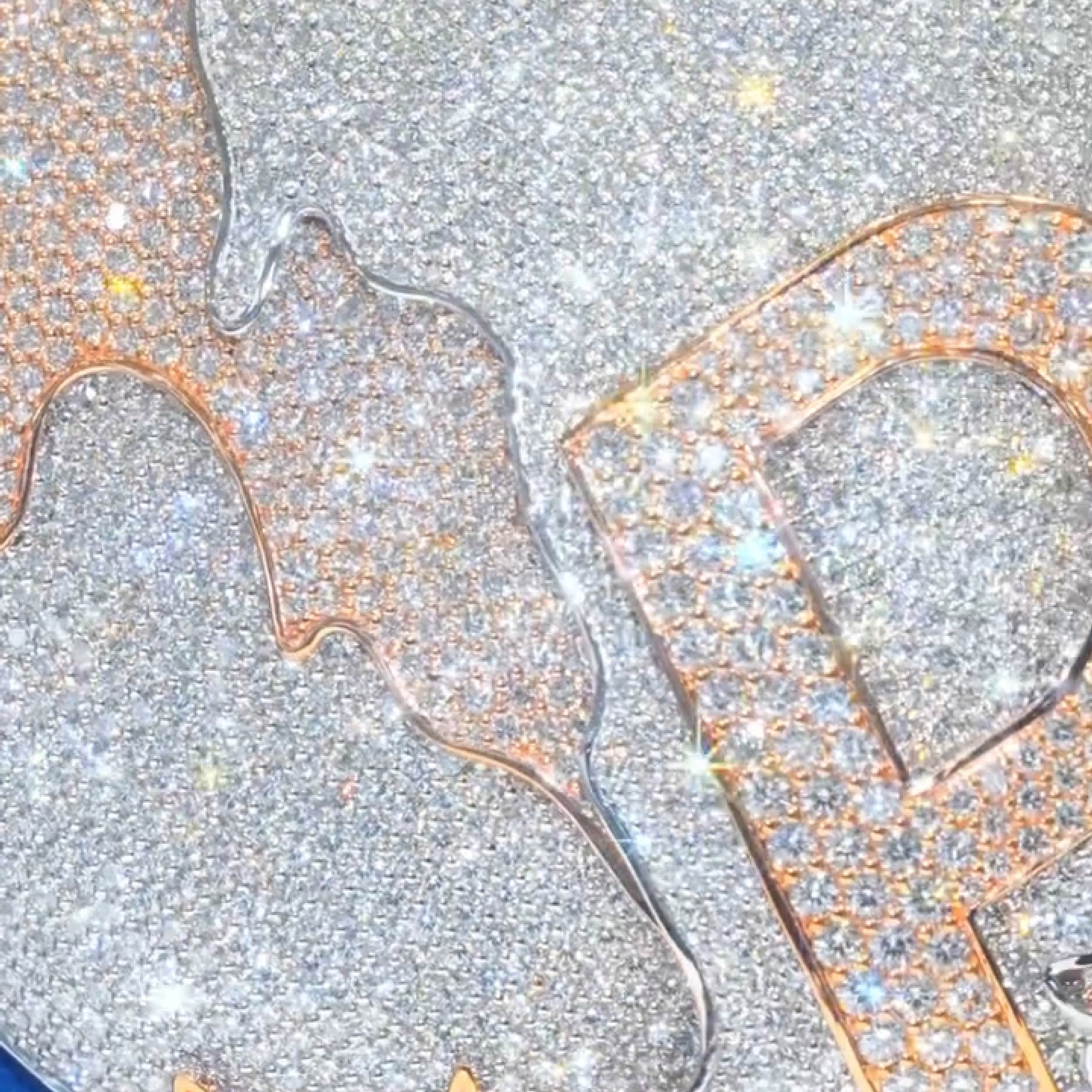 Iced Pluto Diamond Pendant