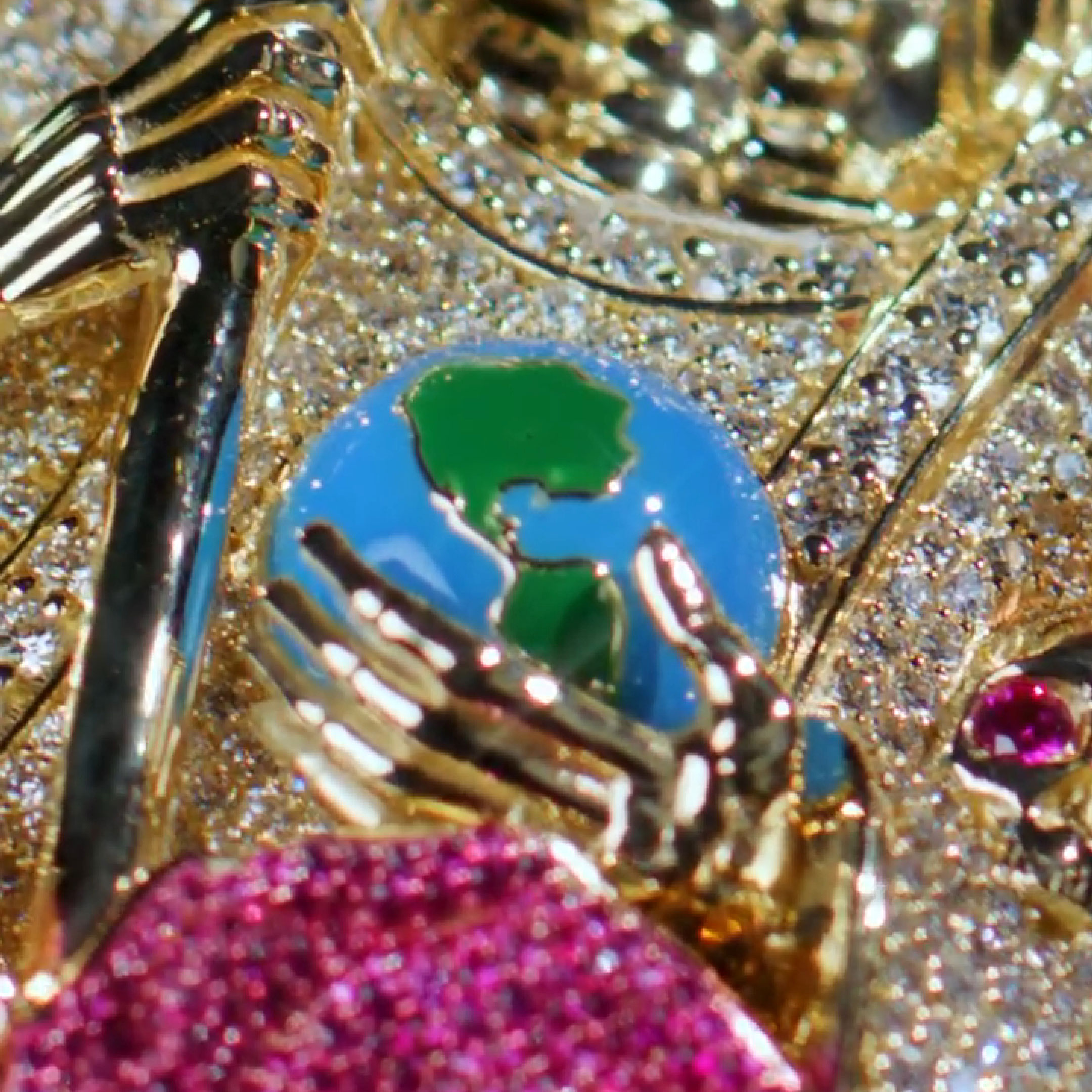 Santa Muerte Serenity Pendant