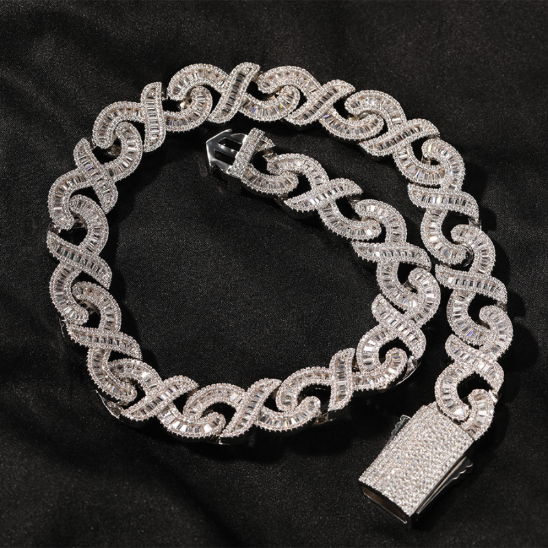15mm Infinity T Square Chain