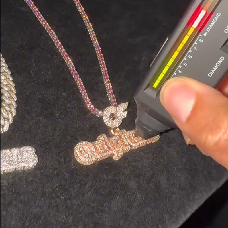 Moissanite Exquisite Letter Pendant