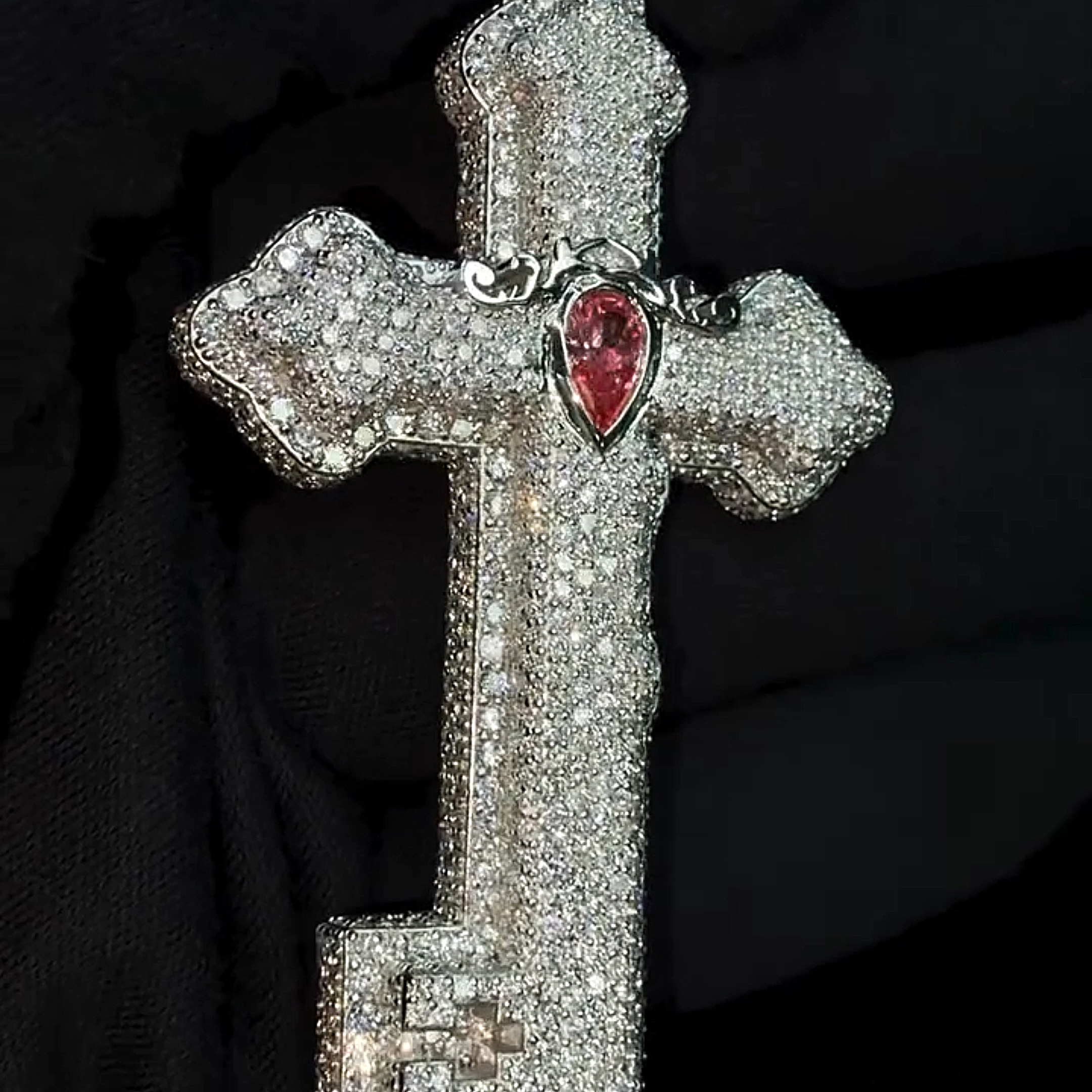 Key Cross Pendant