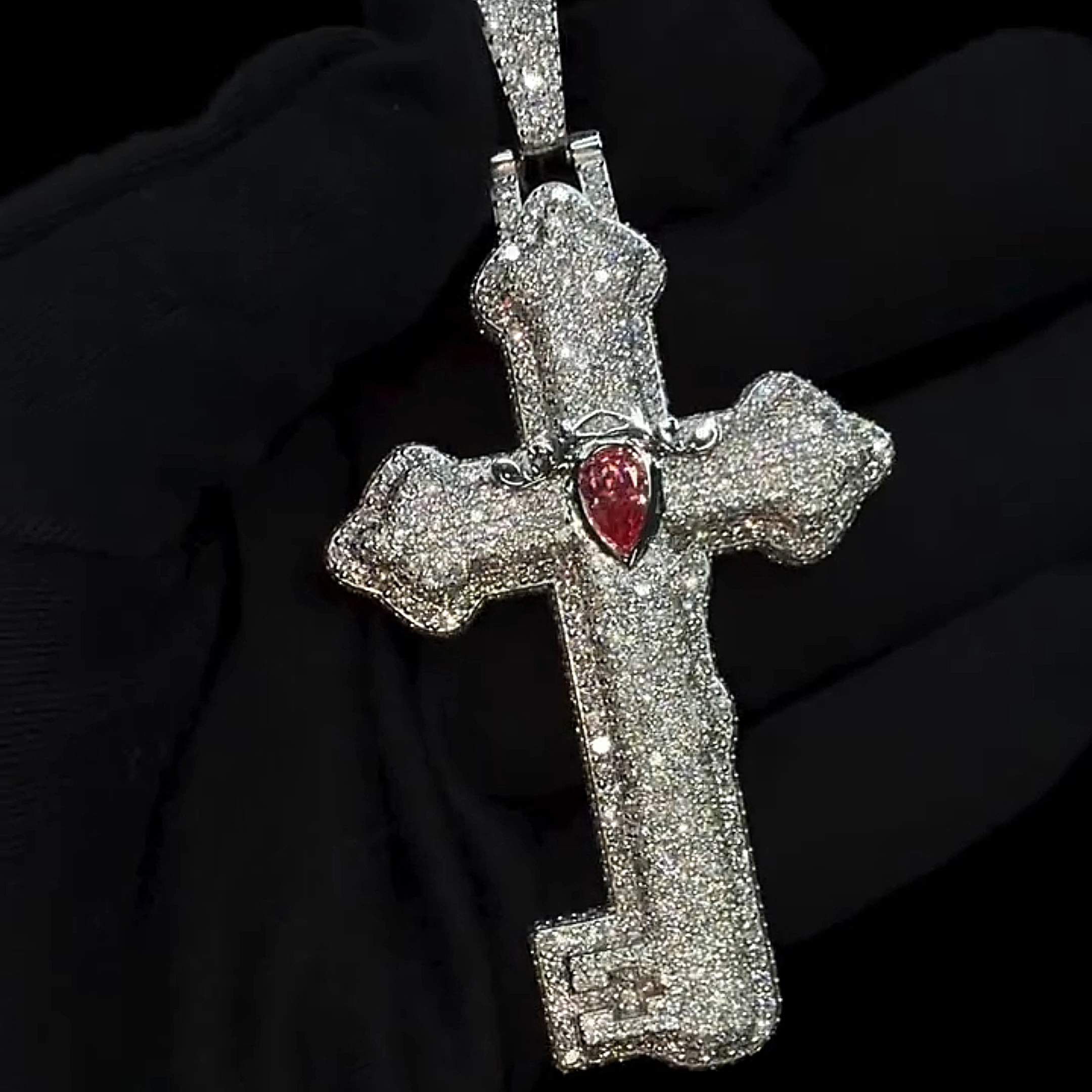 Key Cross Pendant
