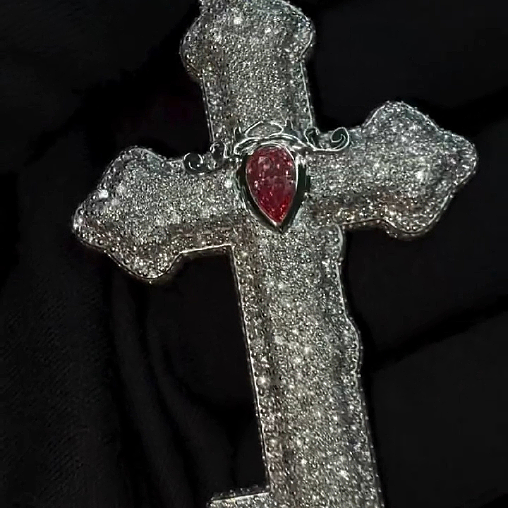 Key Cross Pendant