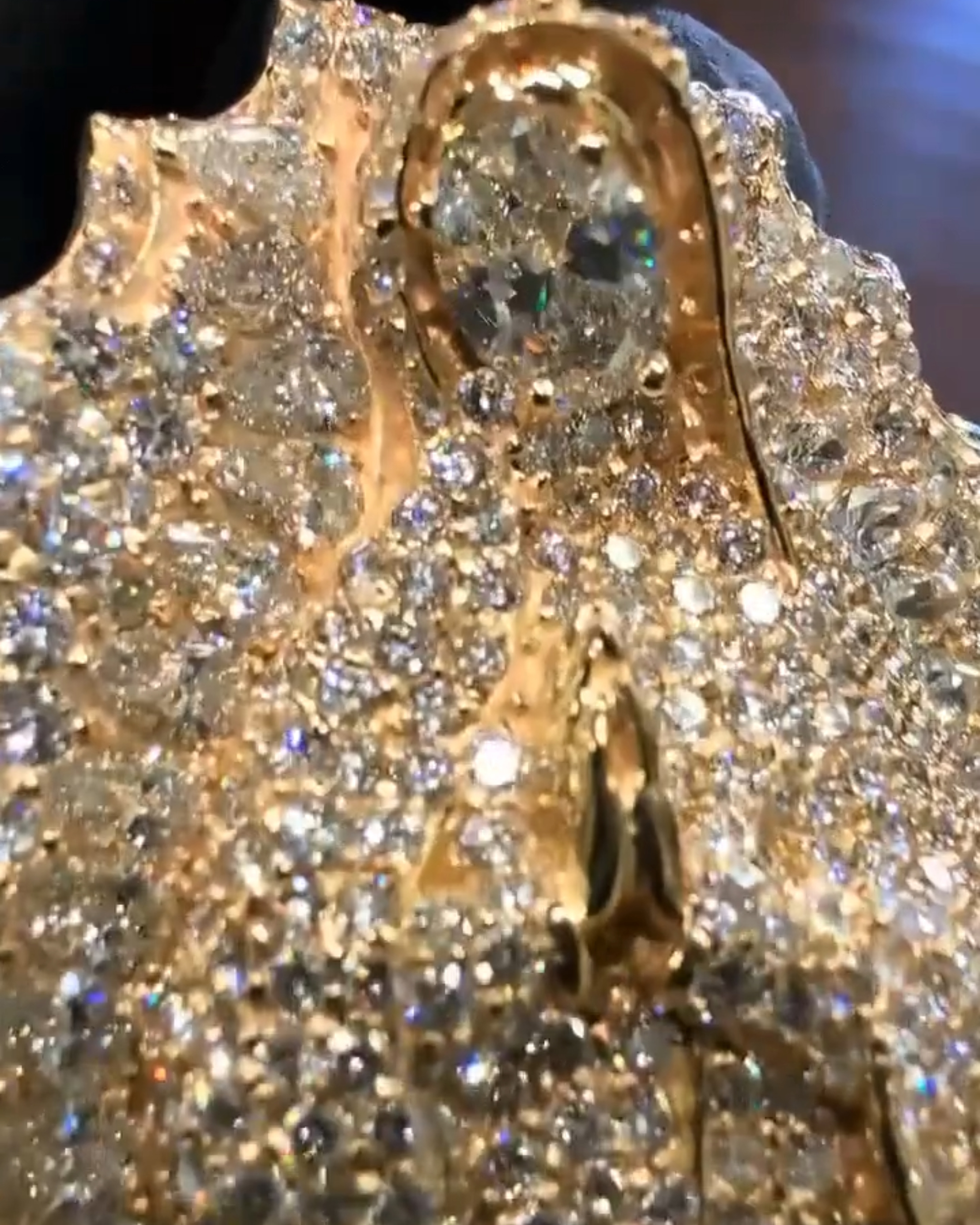 Moissanite Virgin Of Guadalupe Pendant