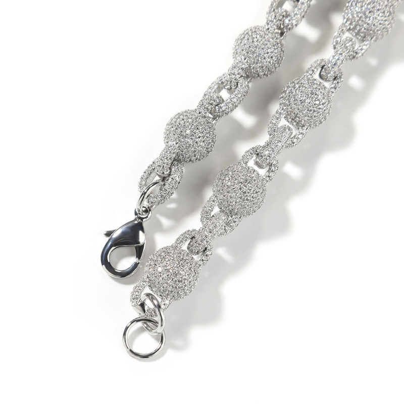 10mm Hip Hop Bead Chain Necklace
