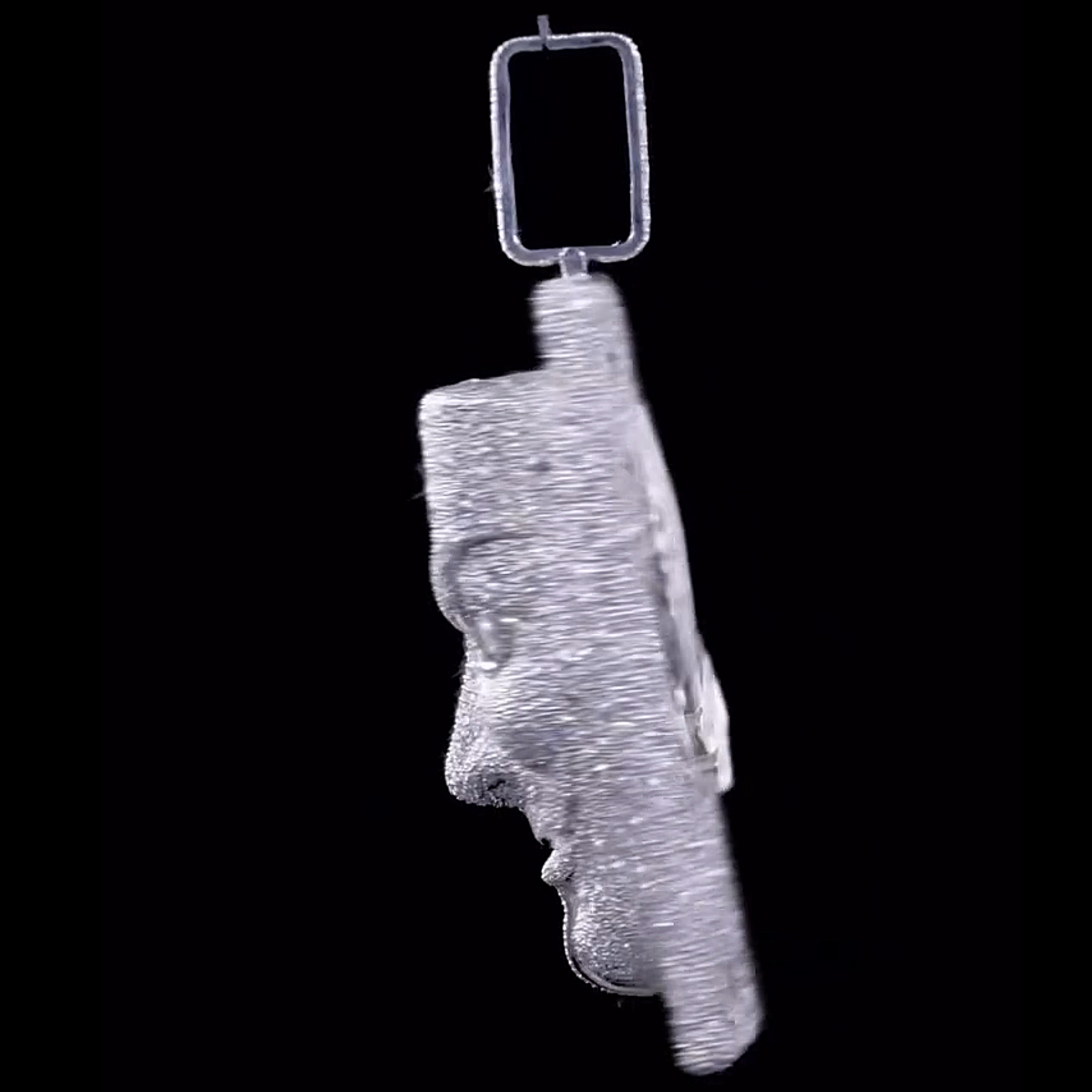 Moissanite Anonymous Prayers Dog Tag Pendant