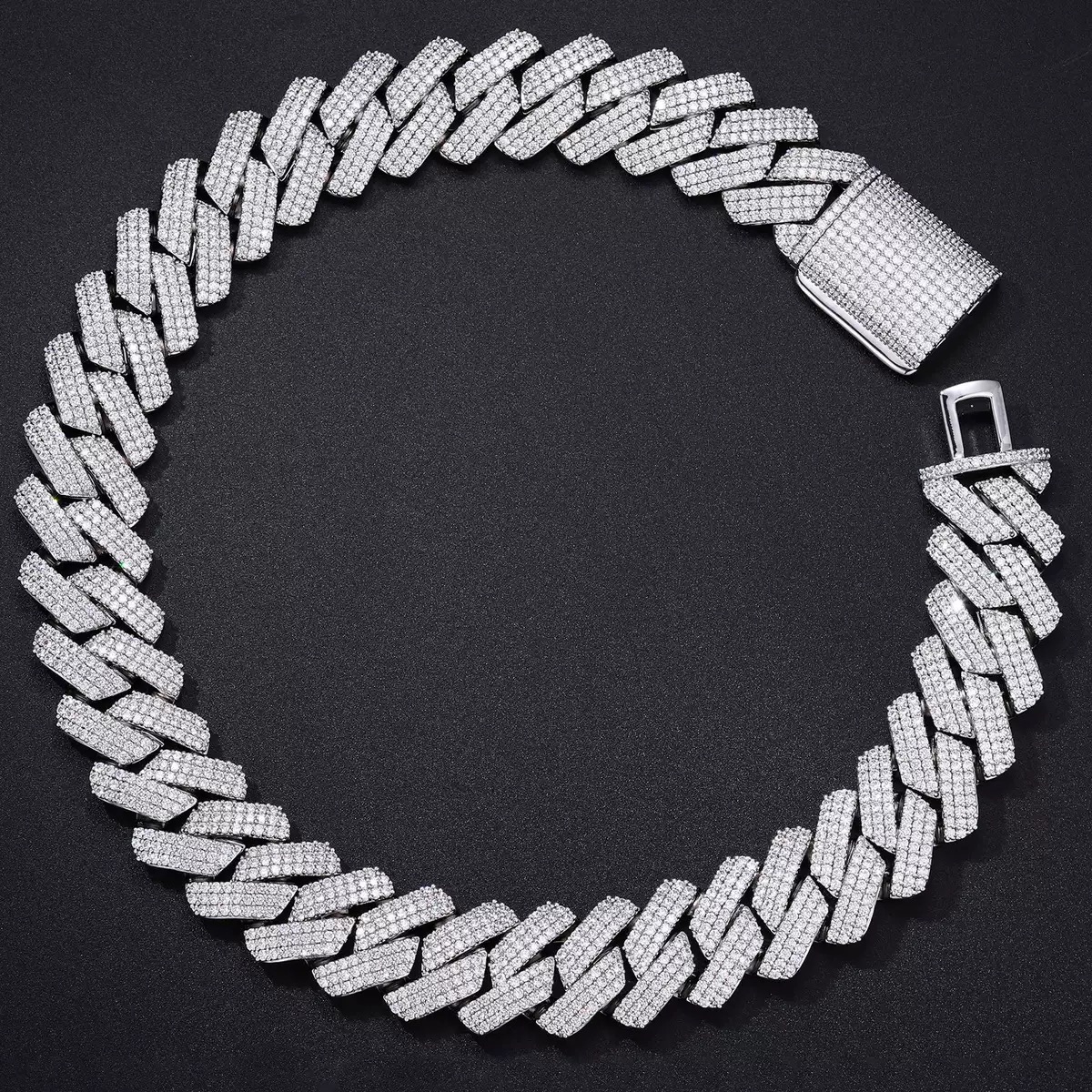 25mm Hip Hop Three Row Cuban Chain