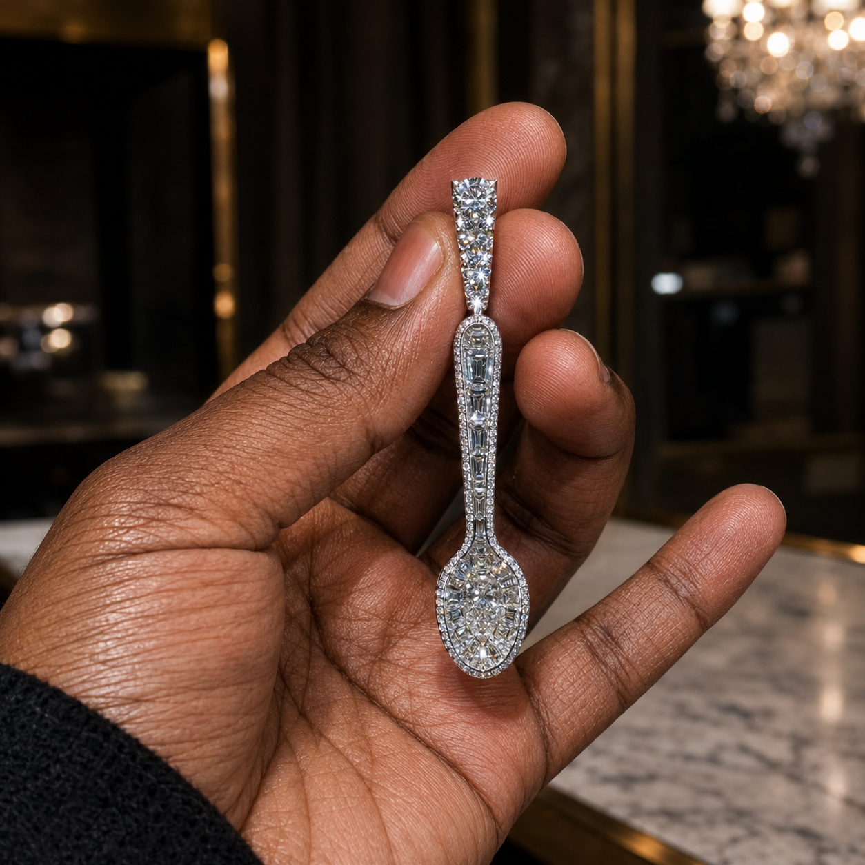 Hip Hop Spoon Pendant