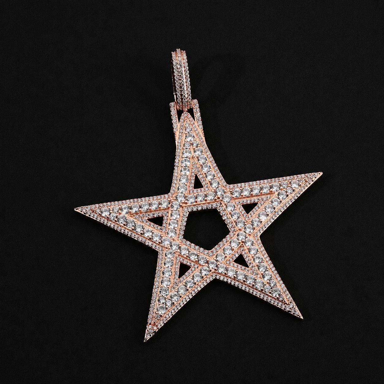 VVS Moissanite Star Pendant