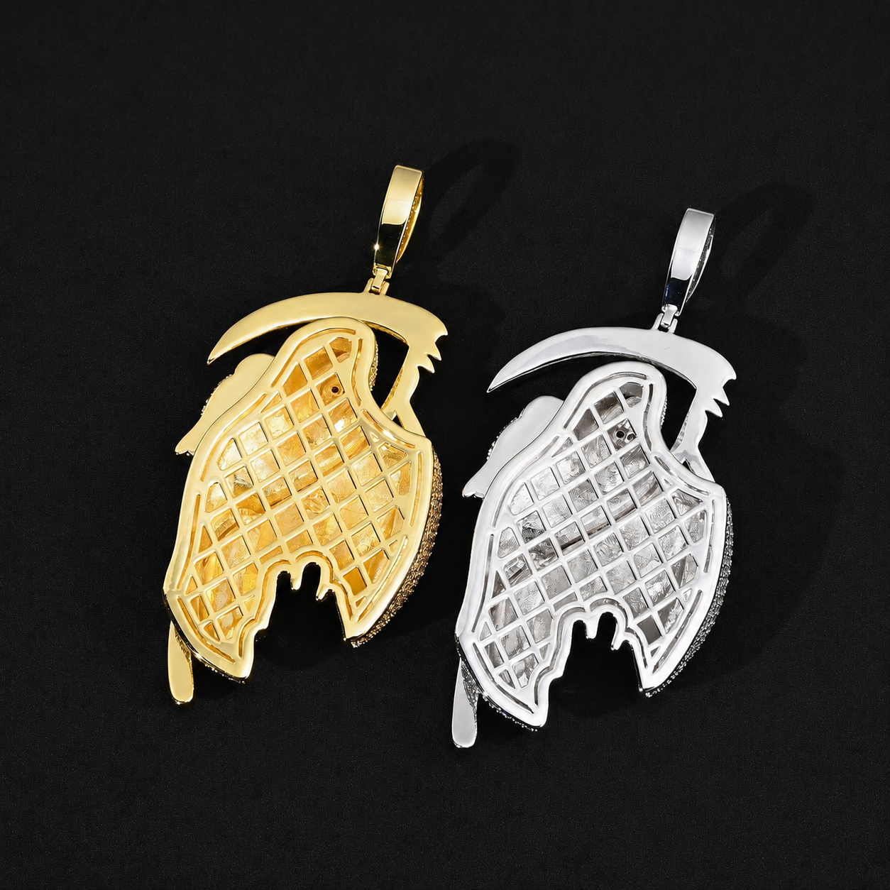 Iced Out Reaper Pendant