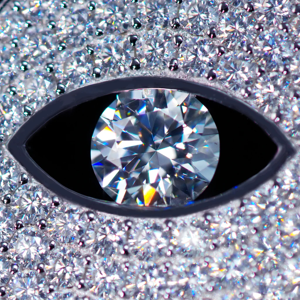 VVS Moissanite Hamsa Pendant