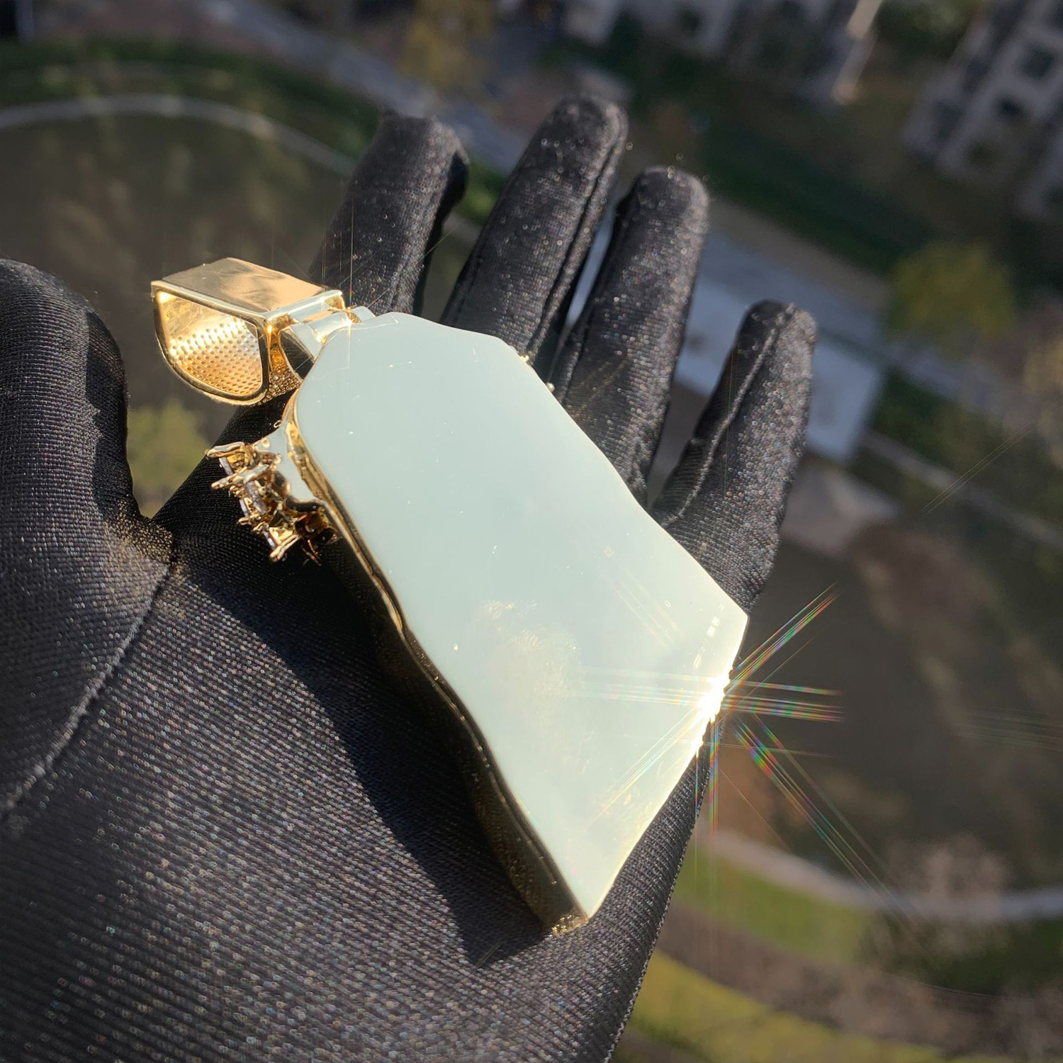 Iced Moissanite Diamond Jesus Pendant