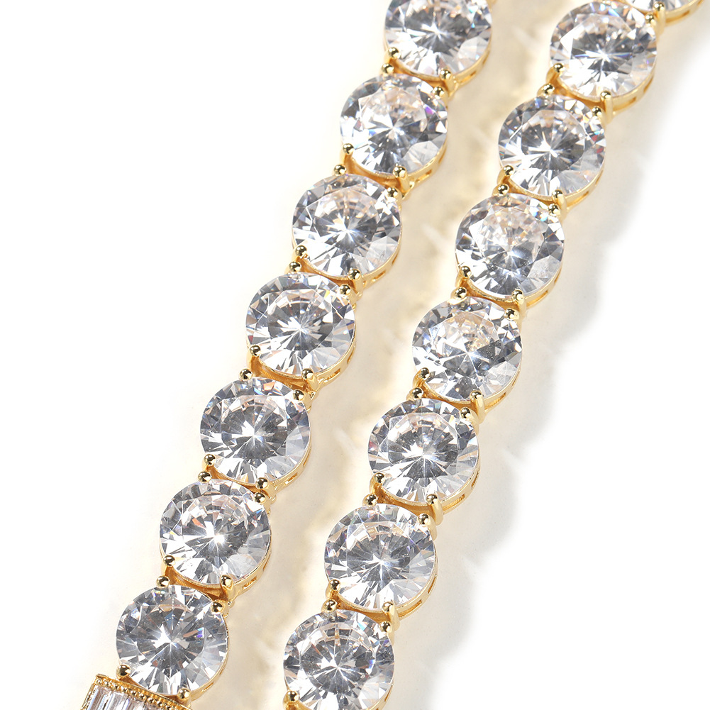 10mm Moissanite Diamond Tennis Chain