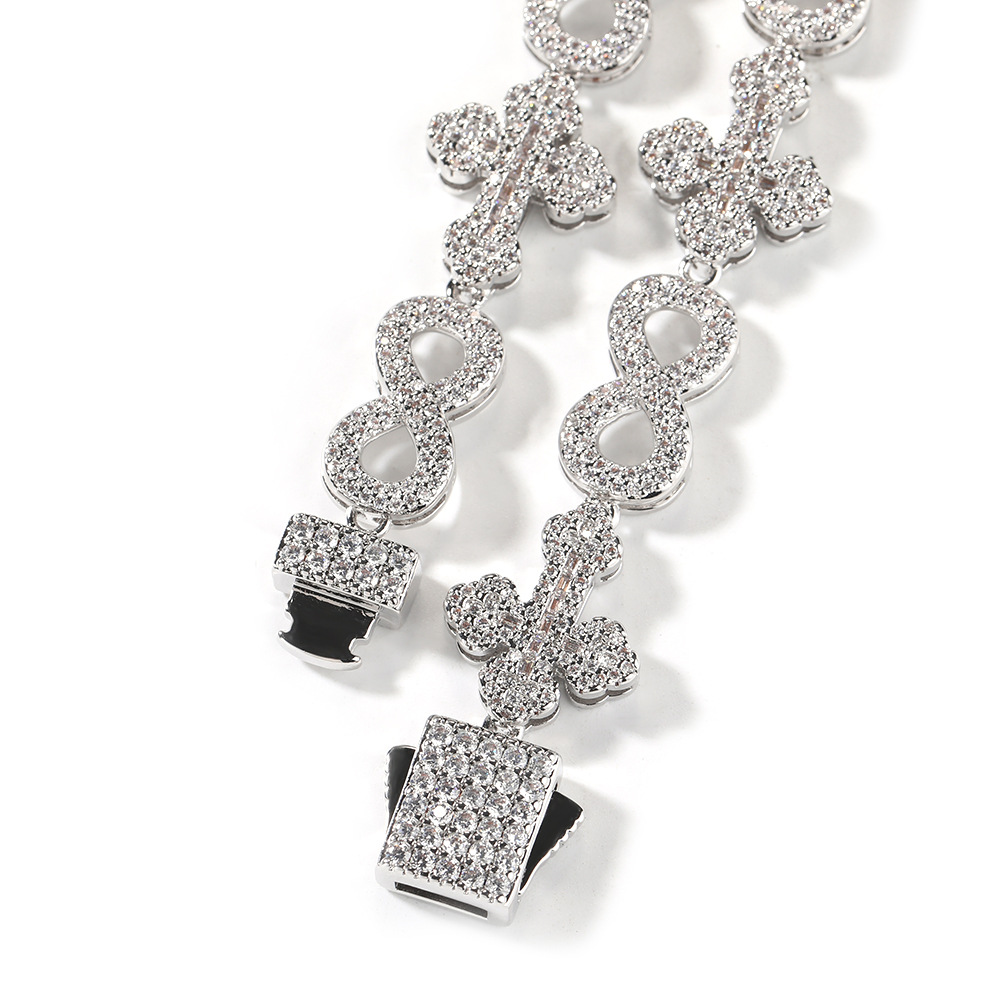 Moissanite Hip Hop Diamond Unlimited 8-figure Cuban Chain