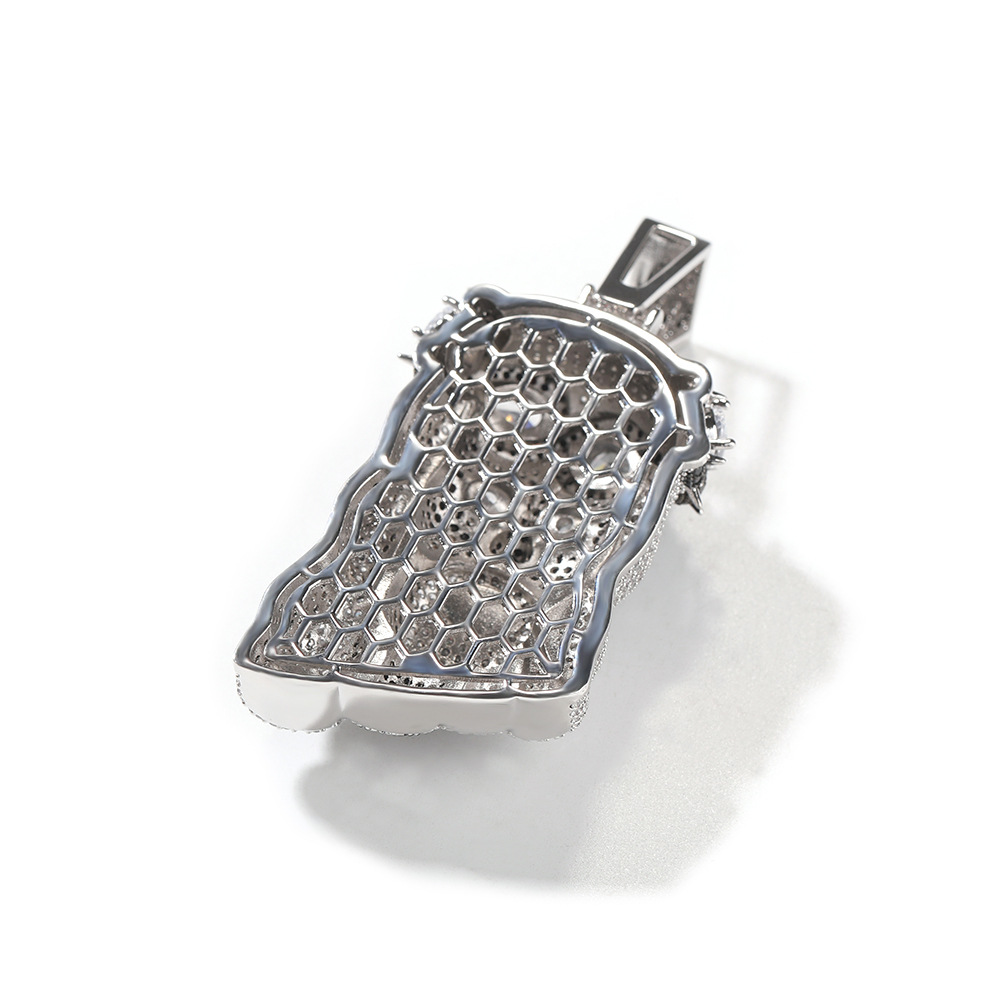 Iced Moissanite Diamond Jesus Figure Pendant