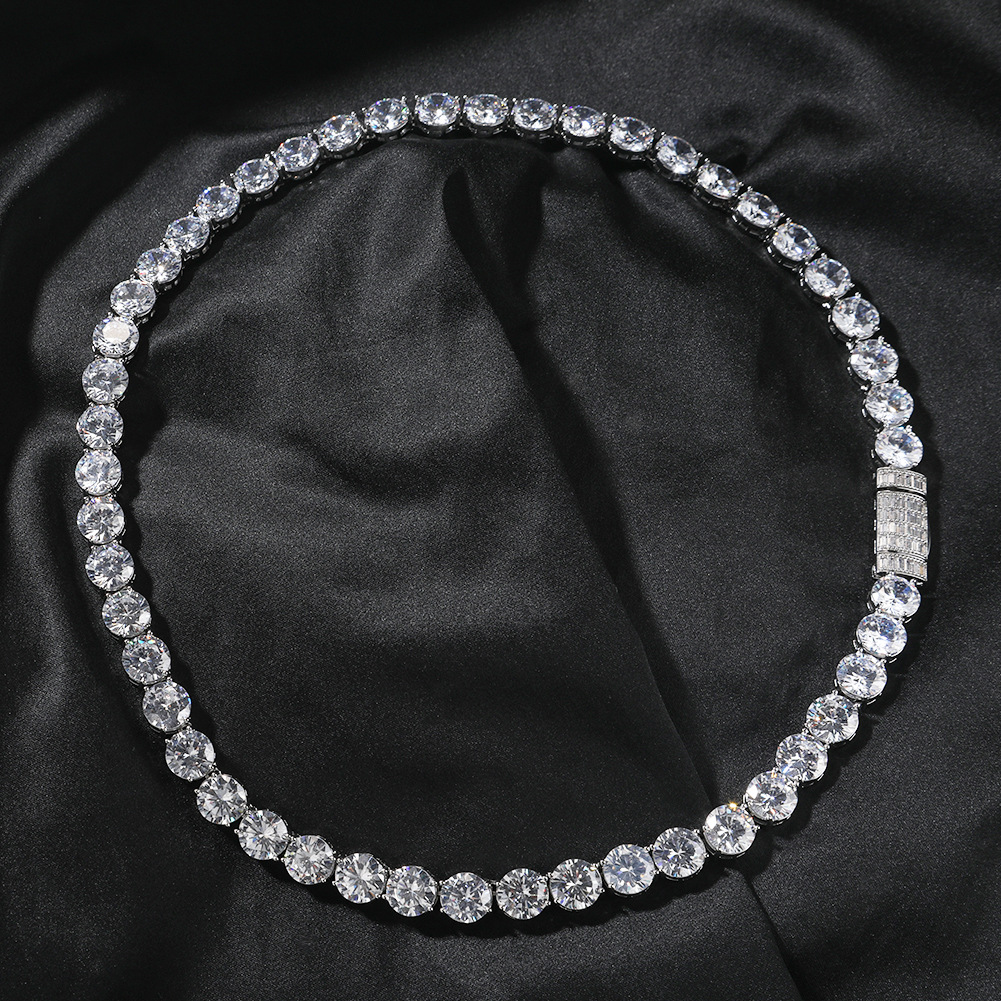 10mm Moissanite Diamond Tennis Chain