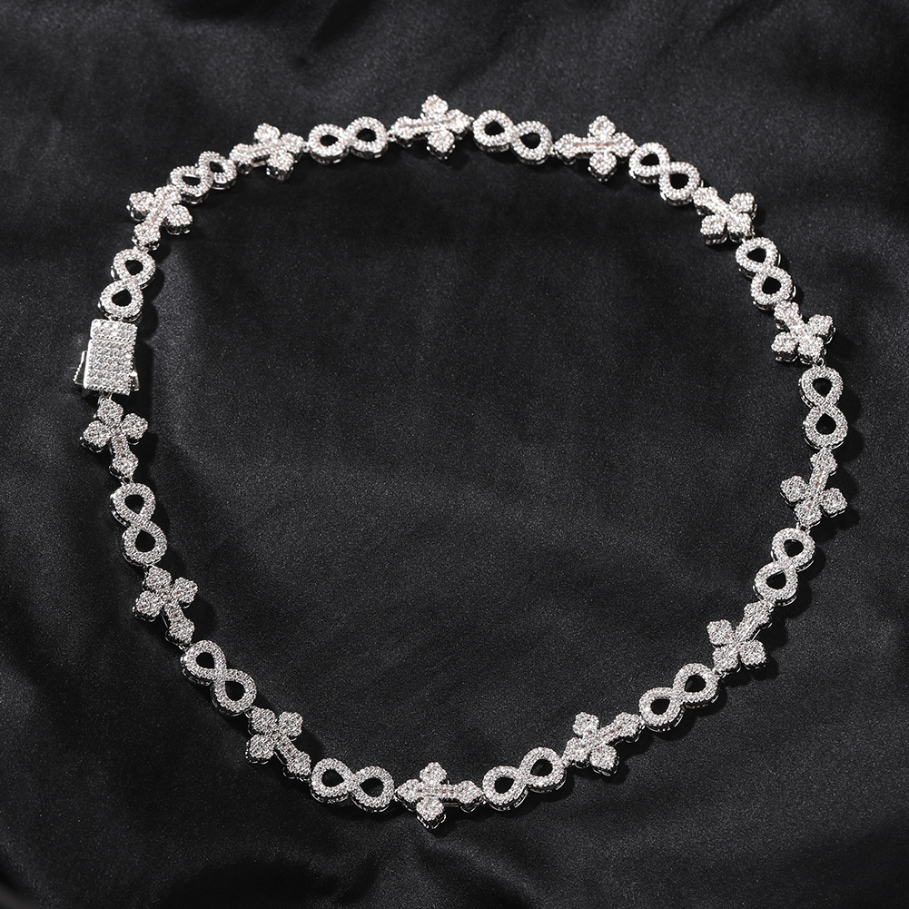 Moissanite Hip Hop Diamond Unlimited 8-figure Cuban Chain